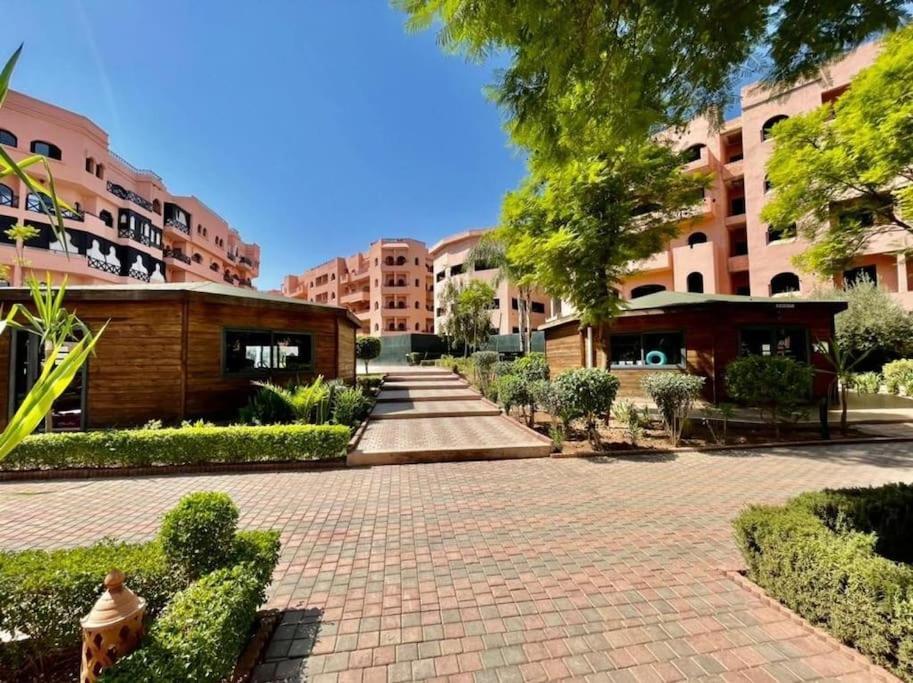 Appartement Confortable Avec 5 Piscines Marrakesch Exterior foto